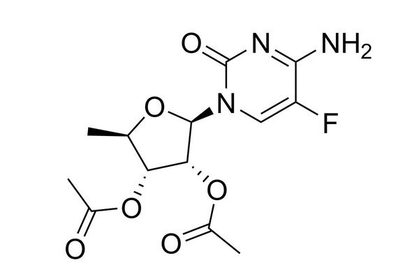 2',3'-二-O-乙酰基-5'-脱氧-5-氟-D-胞啶