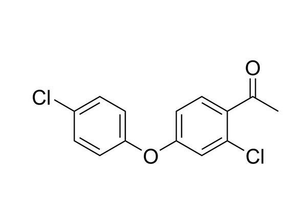 1-[2-Chloro-4-(4-chlorophenoxy)phenyl]ethan-1-one