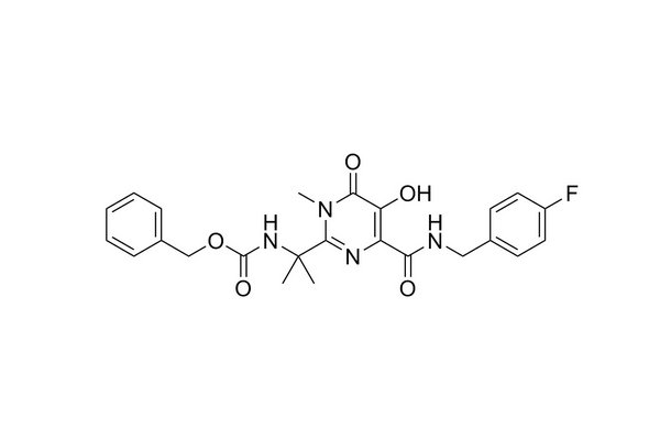 Benzyl [1-[4-[[(4-fluorobenzyl)amino]carbonyl]-5-hydroxy-1-methyl-6-oxo-1,6-dihydropyrimidin-2-yl]-1-methylethyl]carbamate